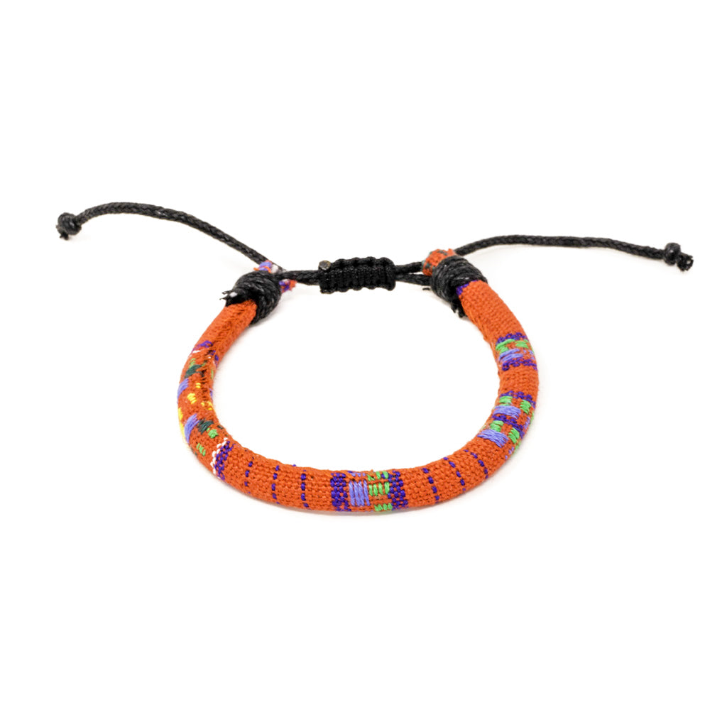 charming shark orange boho hippie bracelets