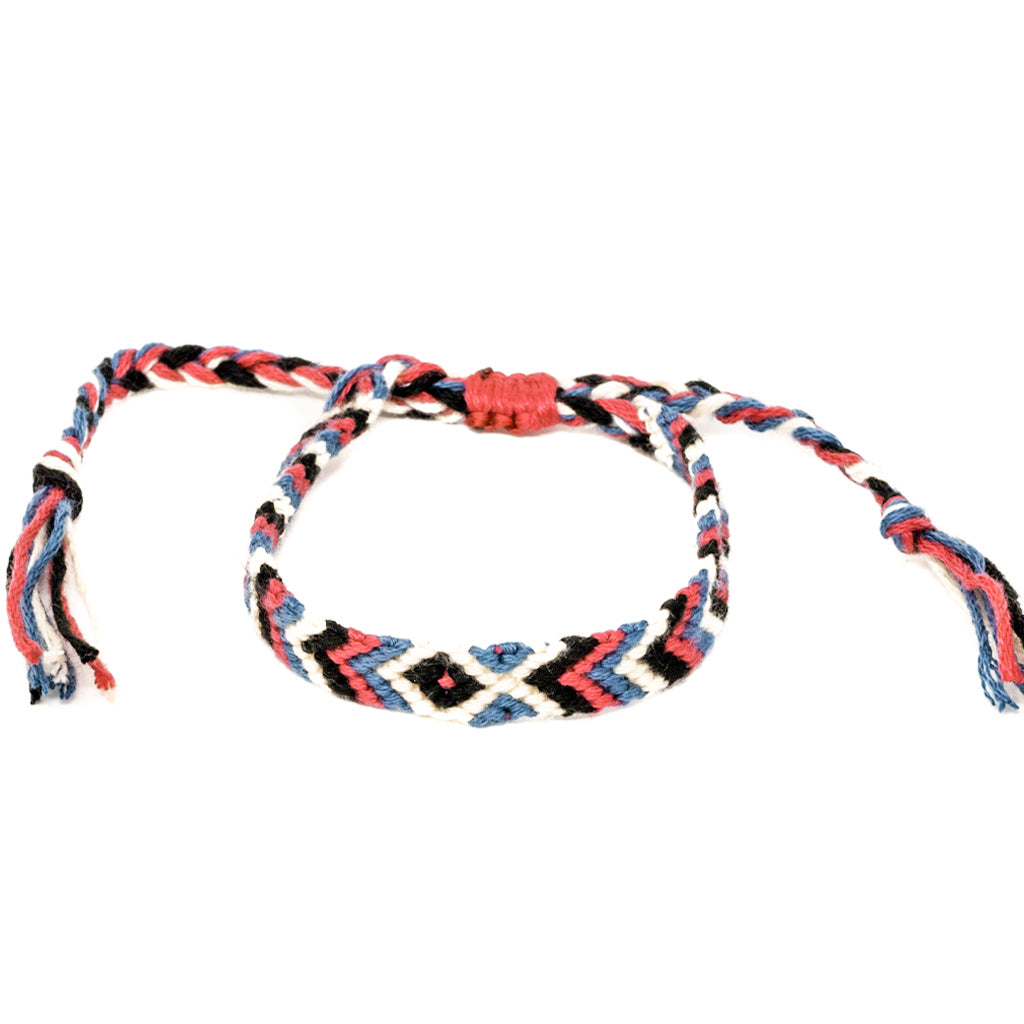 braided colorful boho bracelets