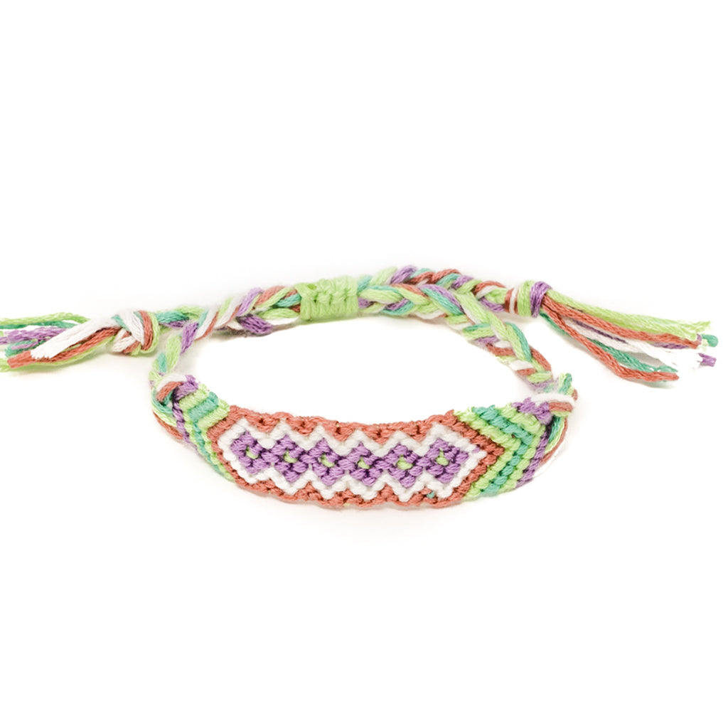 diamond pattern hippie woven bracelets