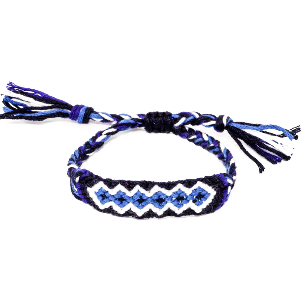 woven diamond pattern braided friendship bracelets